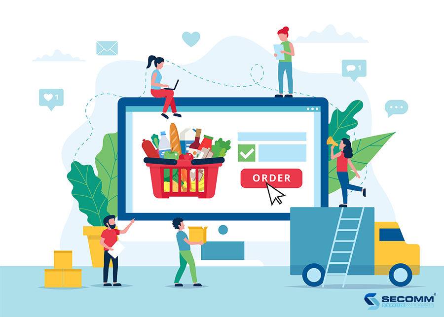 processes of ecommerce business in Vietnam