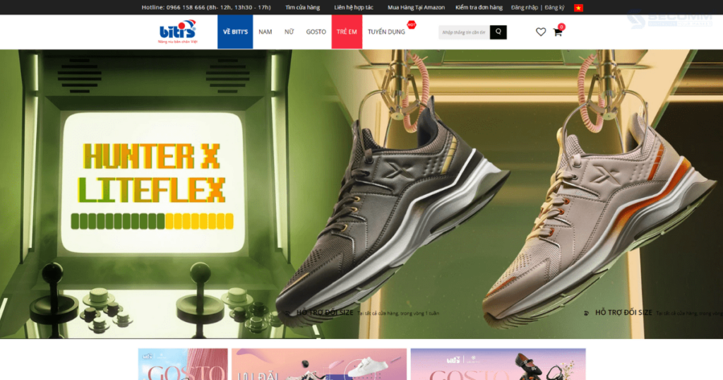 Top 10 website thương mại điện tử thời trang tại Việt Nam - Bitis